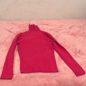 Magenta turtleneck